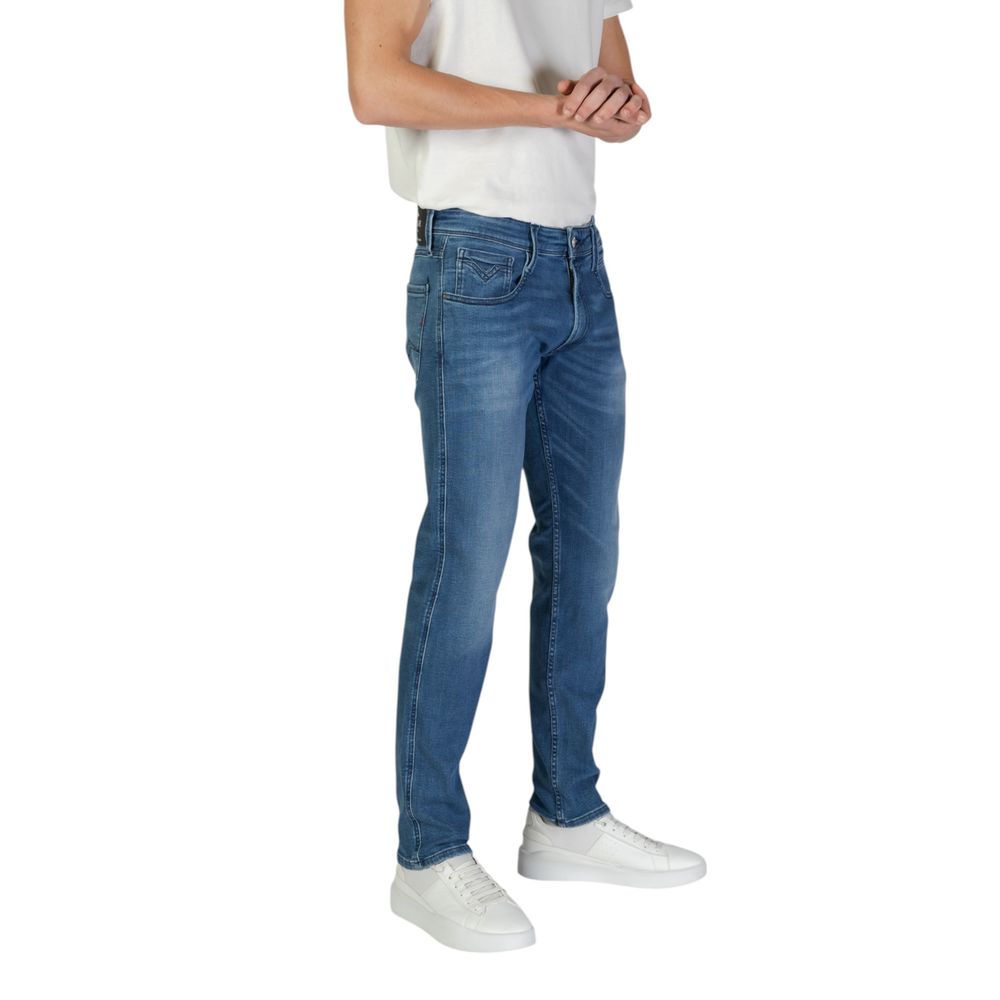 Replay Blue Cotton Jeans & Pant